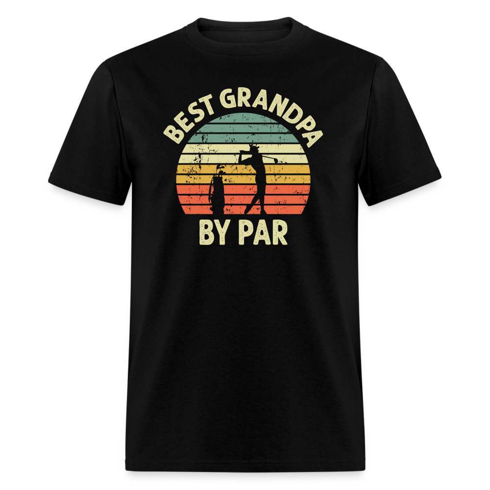 Best Grandpa By Par Unisex Classic T-Shirt - black