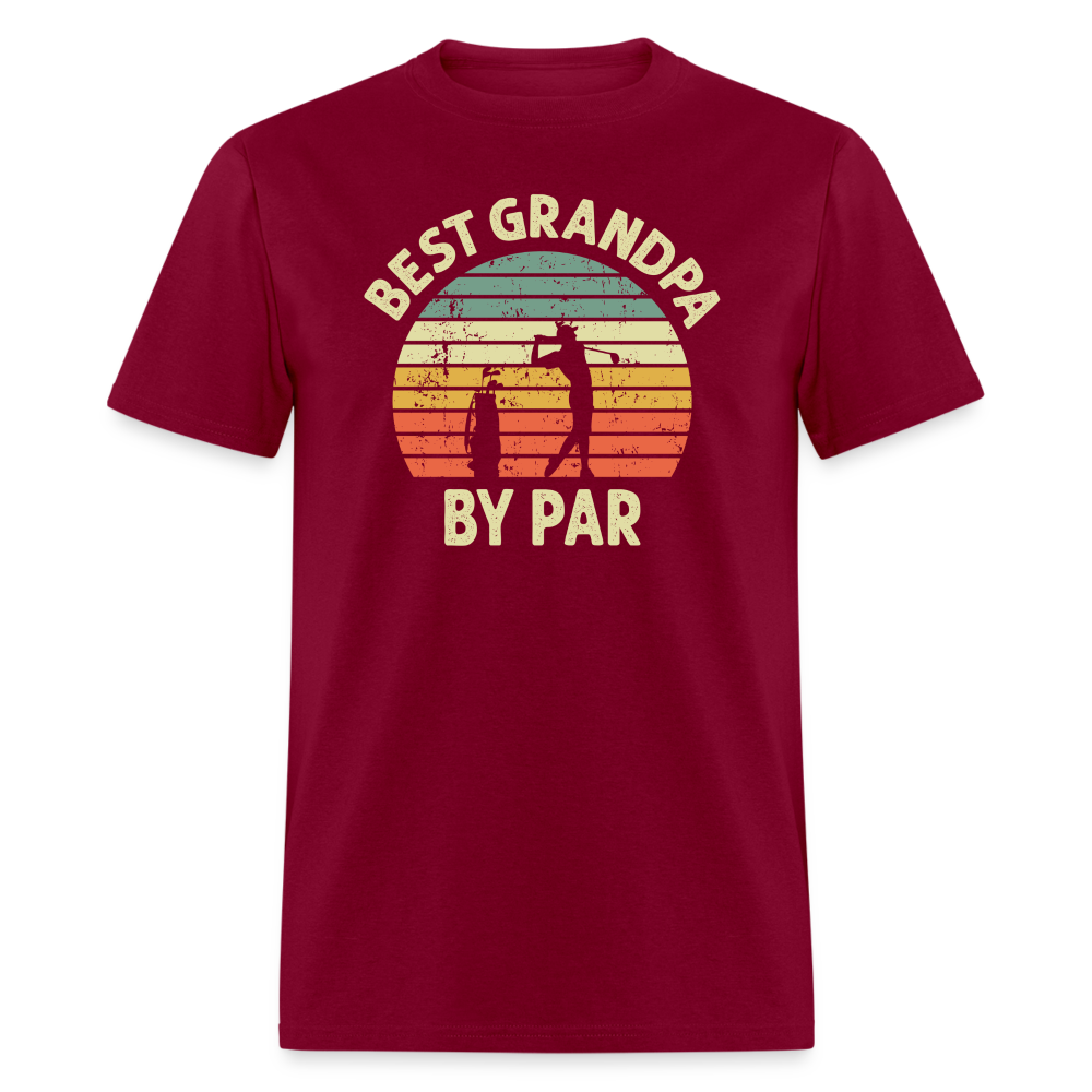 Best Grandpa By Par Unisex Classic T-Shirt - burgundy