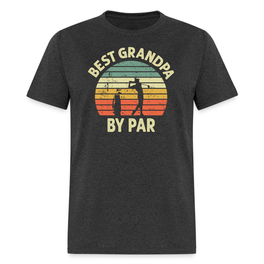 Best Grandpa By Par Unisex Classic T-Shirt - heather black