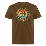 Best Doodle Dad Ever Unisex Classic T-Shirt - brown
