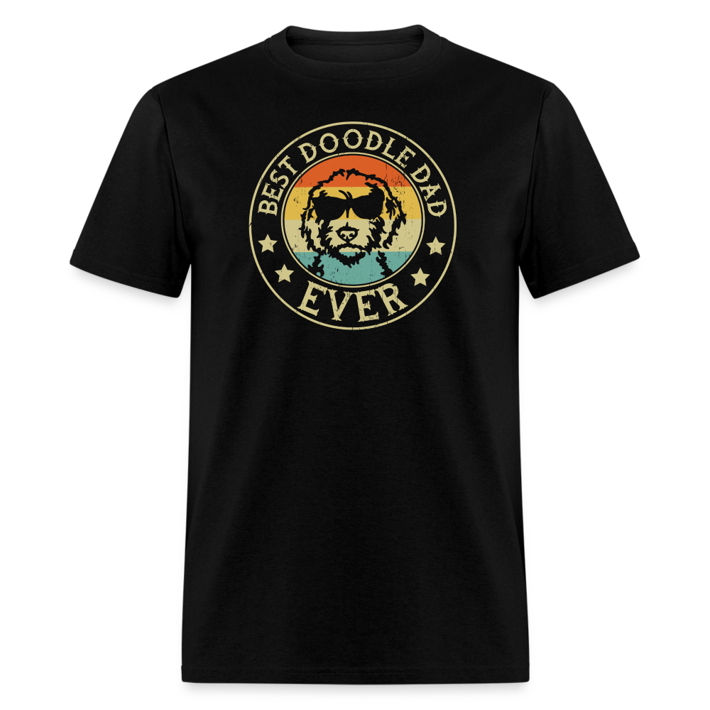 Best Doodle Dad Ever Unisex Classic T-Shirt - black