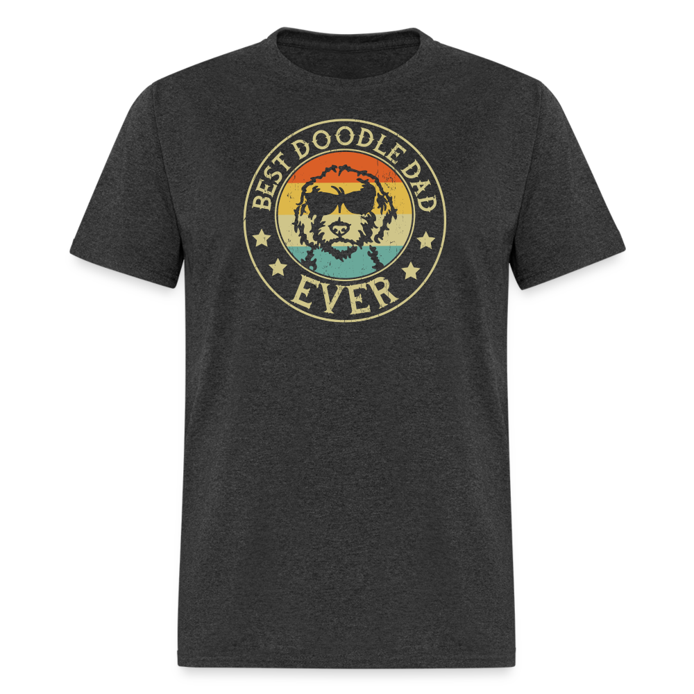 Best Doodle Dad Ever Unisex Classic T-Shirt - heather black