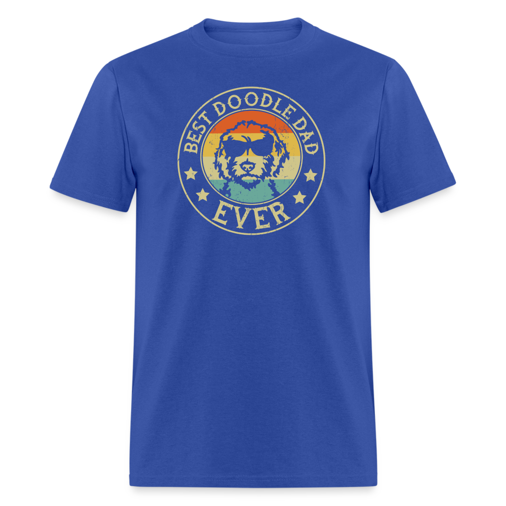 Best Doodle Dad Ever Unisex Classic T-Shirt - royal blue