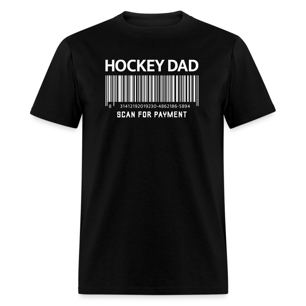 Hockey Dad Scan for Payment Unisex Classic T-Shirt - black