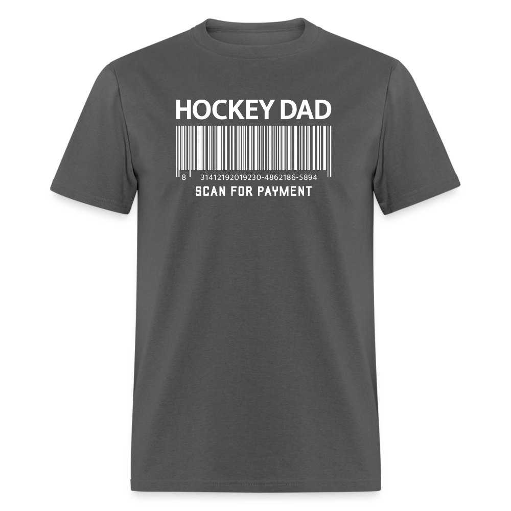 Hockey Dad Scan for Payment Unisex Classic T-Shirt - charcoal