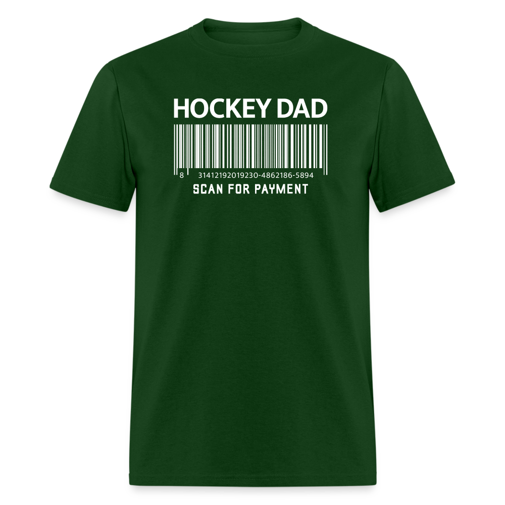 Hockey Dad Scan for Payment Unisex Classic T-Shirt - forest green