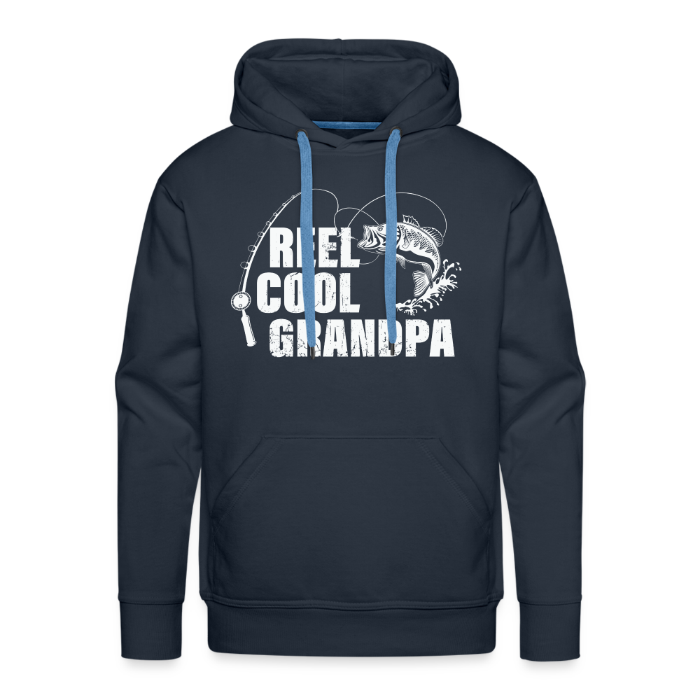 Reel Cool Grandpa Men’s Premium Hoodie - navy