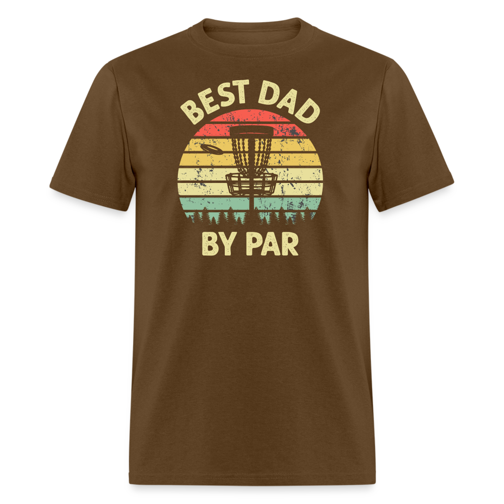 Best Dad By Par Disc Golf Unisex Classic T-Shirt - brown