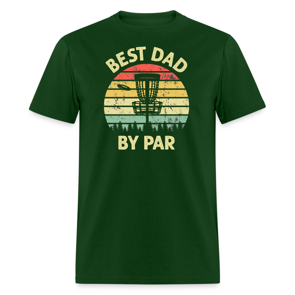 Best Dad By Par Disc Golf Unisex Classic T-Shirt - forest green
