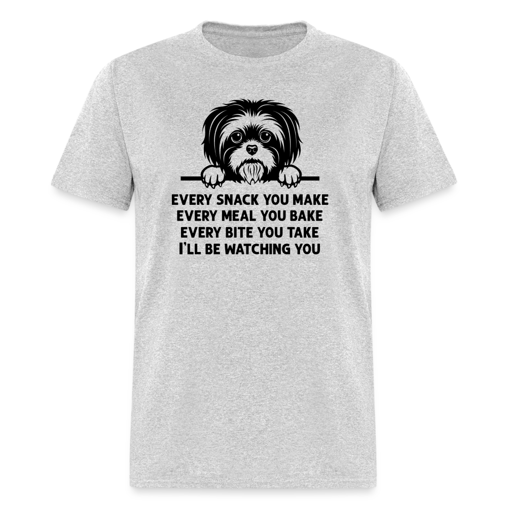 Every Snack You Make Shi Tzu Unisex Classic T-Shirt - heather gray