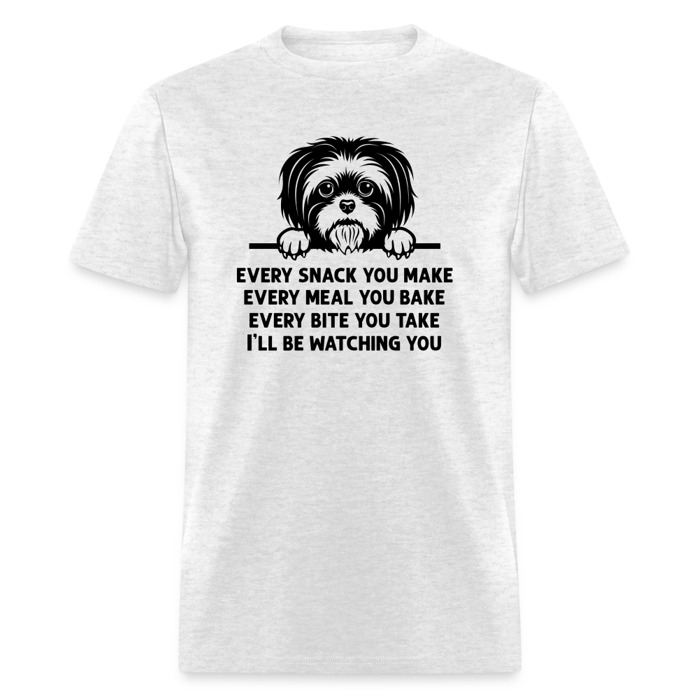 Every Snack You Make Shi Tzu Unisex Classic T-Shirt - light heather gray
