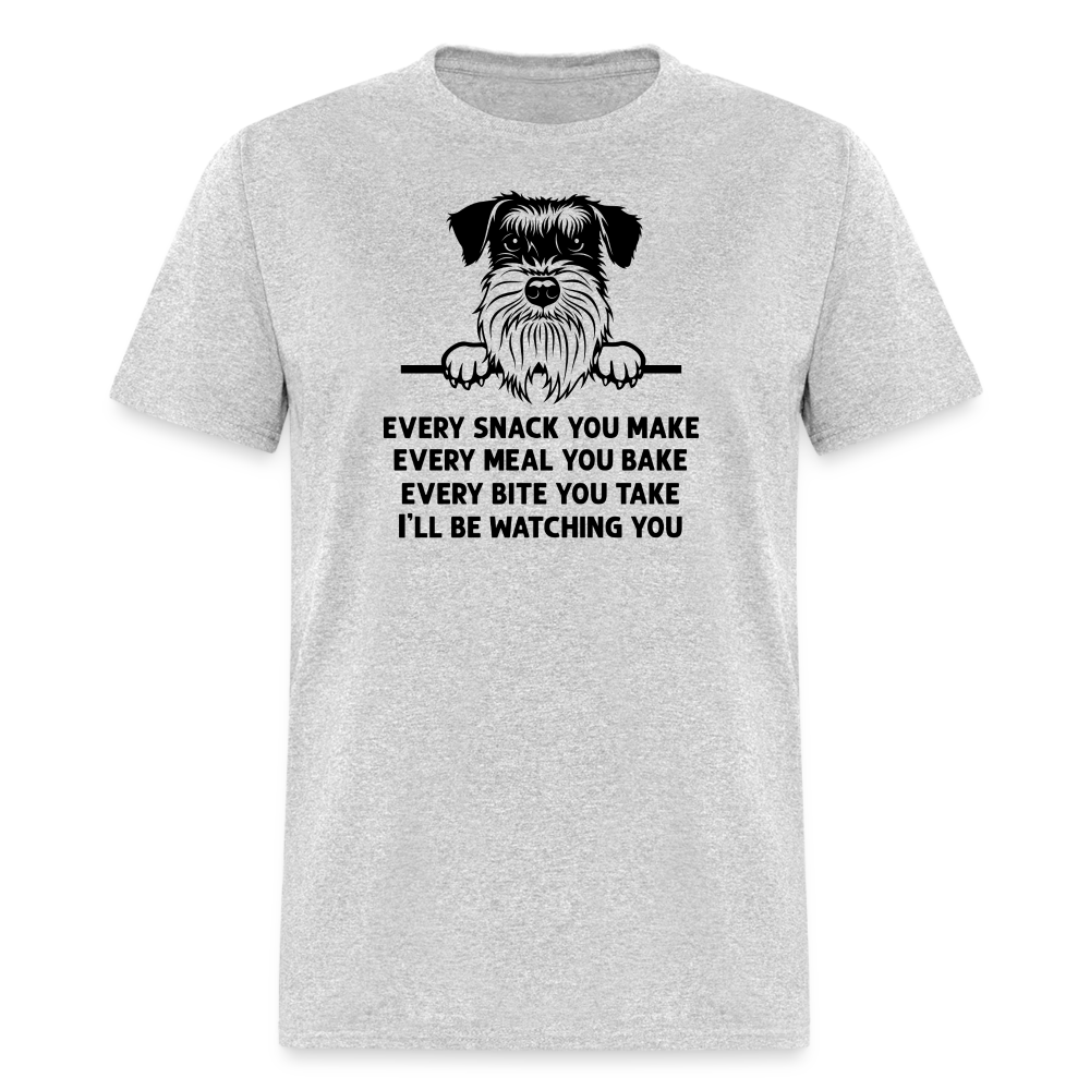 Every Snack You Make Schnauzer Unisex Classic T-Shirt - heather gray