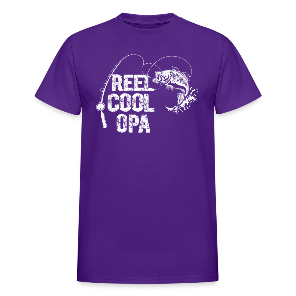Reel Cool Opa Gildan Ultra Cotton Adult T-Shirt - purple