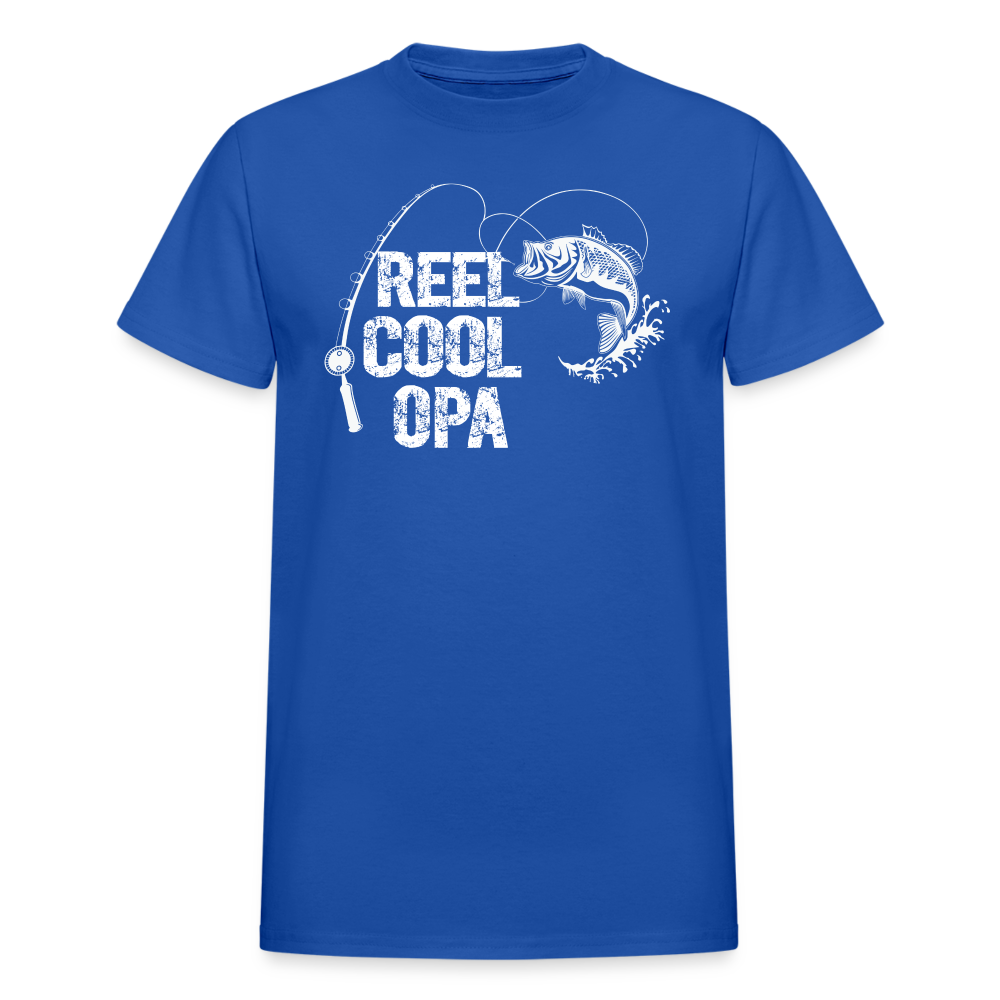 Reel Cool Opa Gildan Ultra Cotton Adult T-Shirt - royal blue