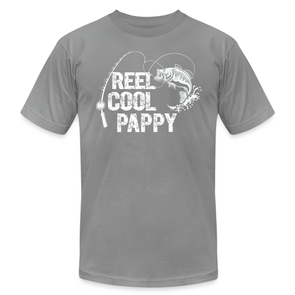 Reel Cool Pappy Unisex Jersey T-Shirt by Bella + Canvas - slate