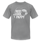Reel Cool Pappy Unisex Jersey T-Shirt by Bella + Canvas - slate