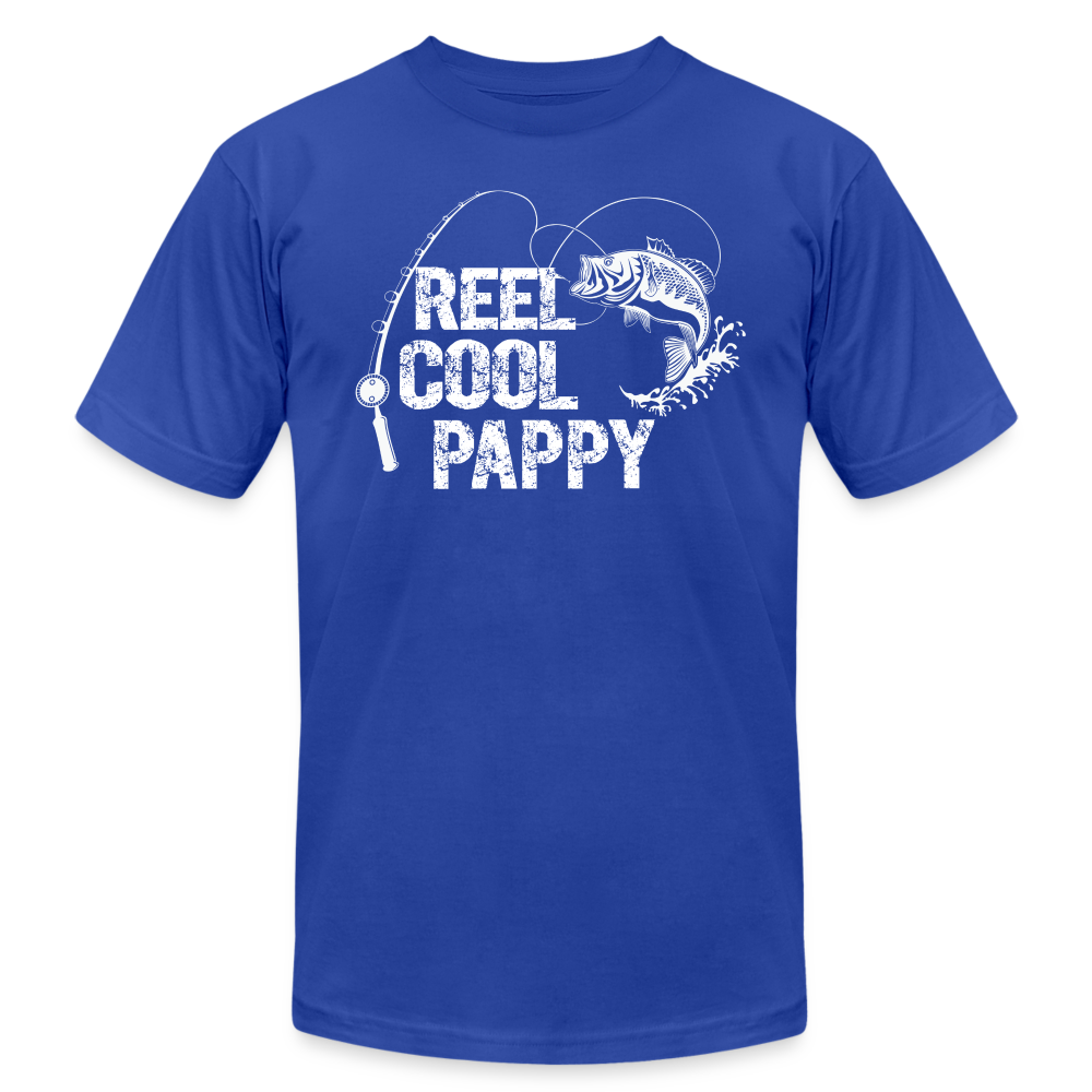 Reel Cool Pappy Unisex Jersey T-Shirt by Bella + Canvas - royal blue