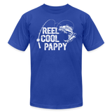 Reel Cool Pappy Unisex Jersey T-Shirt by Bella + Canvas - royal blue