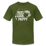 Reel Cool Pappy Unisex Jersey T-Shirt by Bella + Canvas - olive