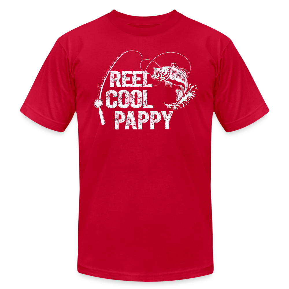 Reel Cool Pappy Unisex Jersey T-Shirt by Bella + Canvas - red