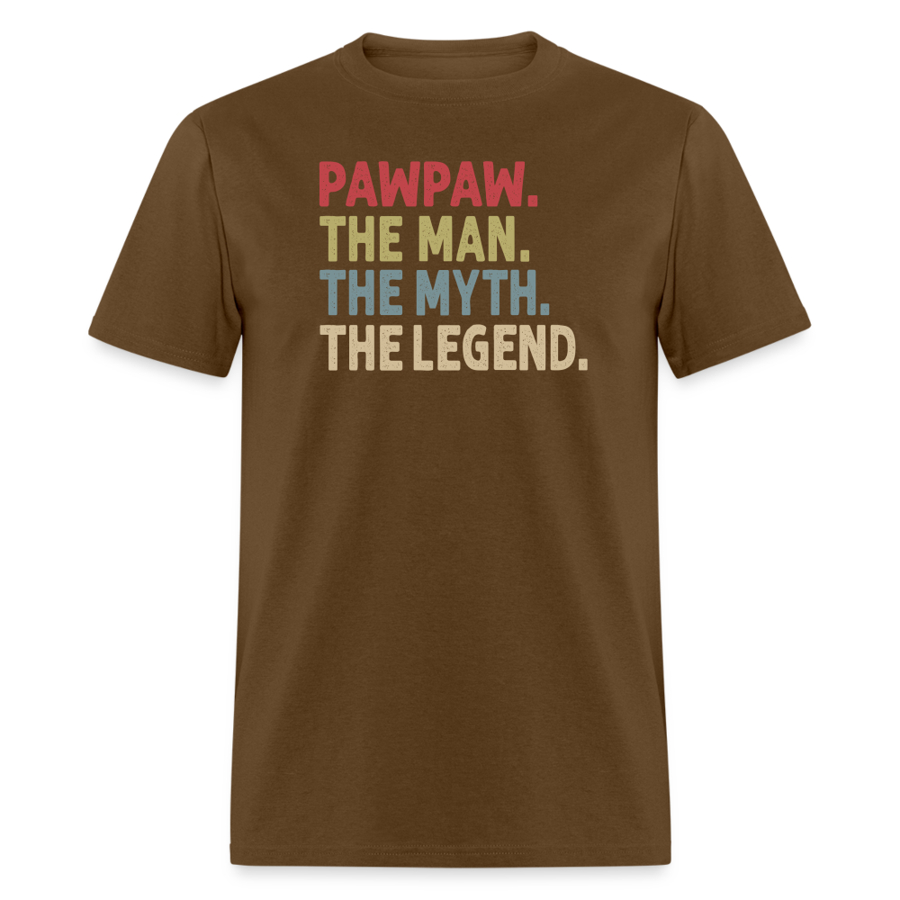 Pawpaw the Man the Myth the Legend Unisex Classic T-Shirt - brown