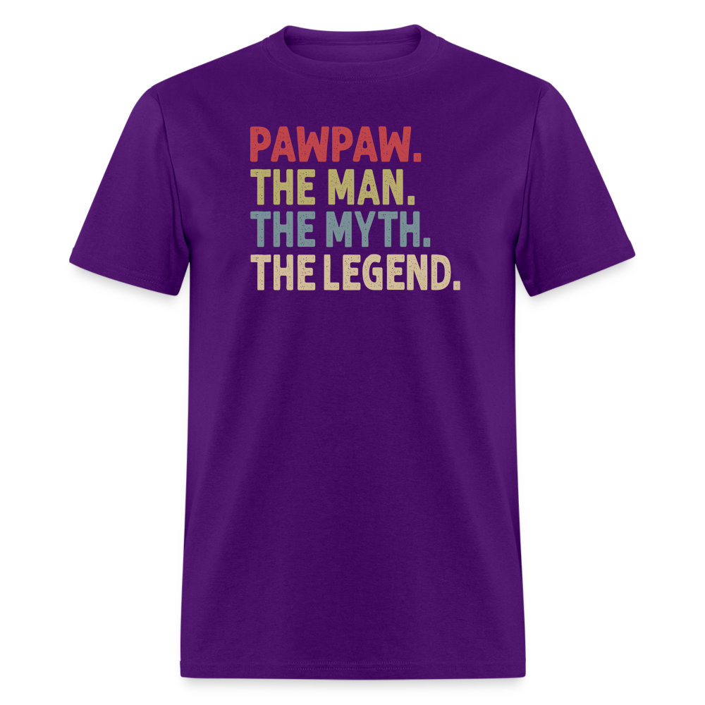 Pawpaw the Man the Myth the Legend Unisex Classic T-Shirt - purple