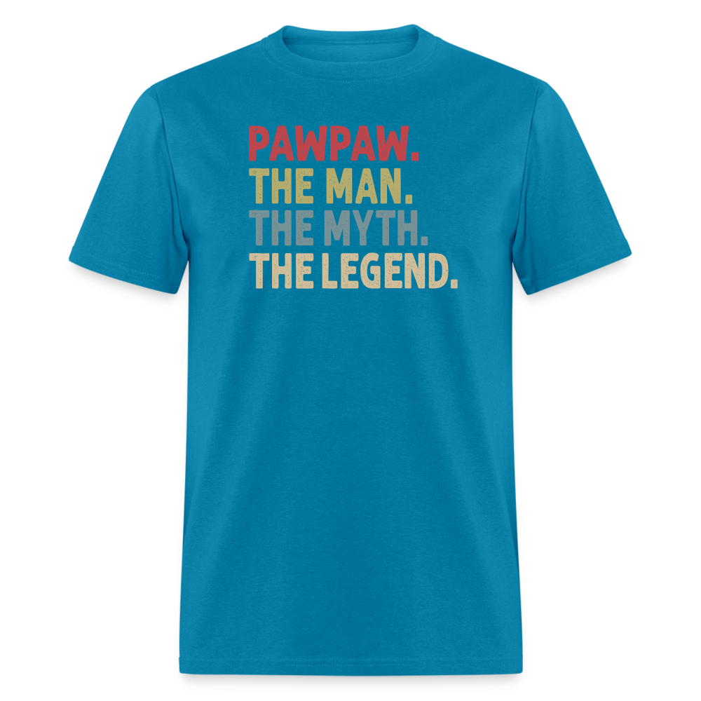 Pawpaw the Man the Myth the Legend Unisex Classic T-Shirt - turquoise