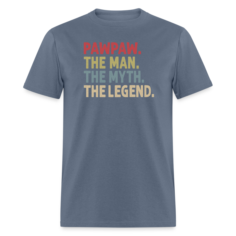 Pawpaw the Man the Myth the Legend Unisex Classic T-Shirt - denim