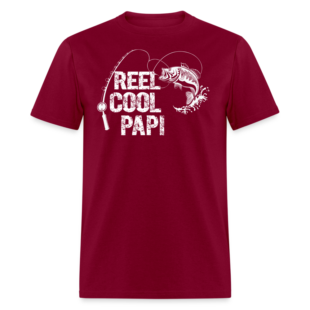 Reel Cool Papi Unisex Classic T-Shirt - burgundy