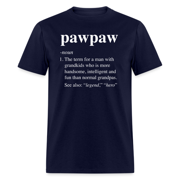 Pawpaw Definiton Unisex Classic T-Shirt - navy