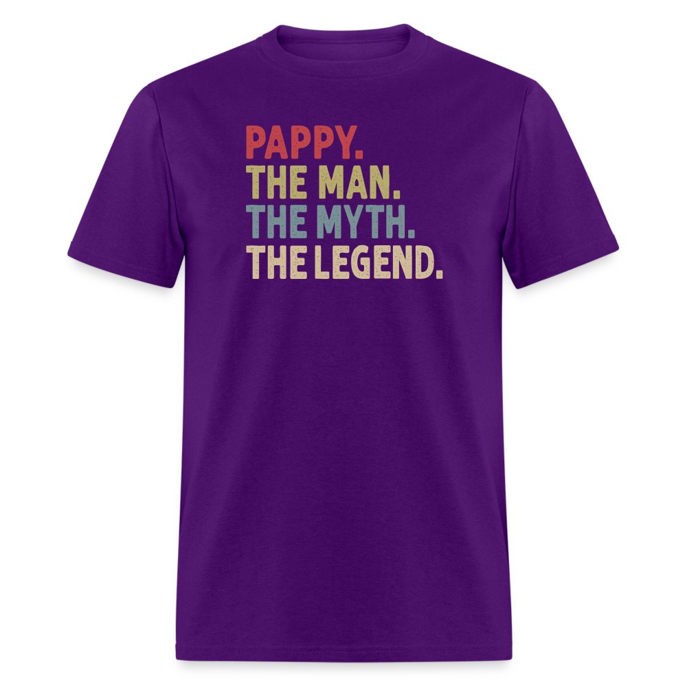 Pappy the Man the Myth the Legend Unisex Classic T-Shirt - purple