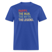 Pappy the Man the Myth the Legend Unisex Classic T-Shirt - royal blue