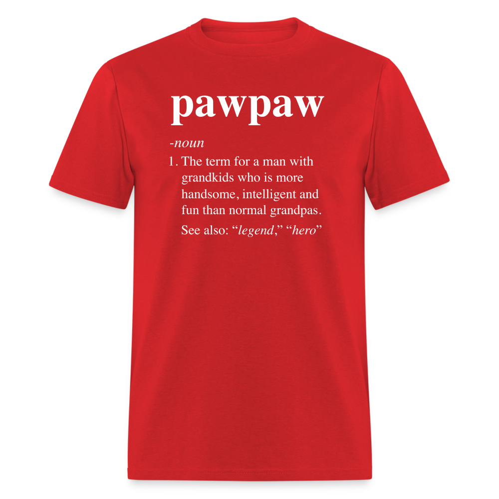 Pawpaw Definition Unisex Classic T-Shirt - red