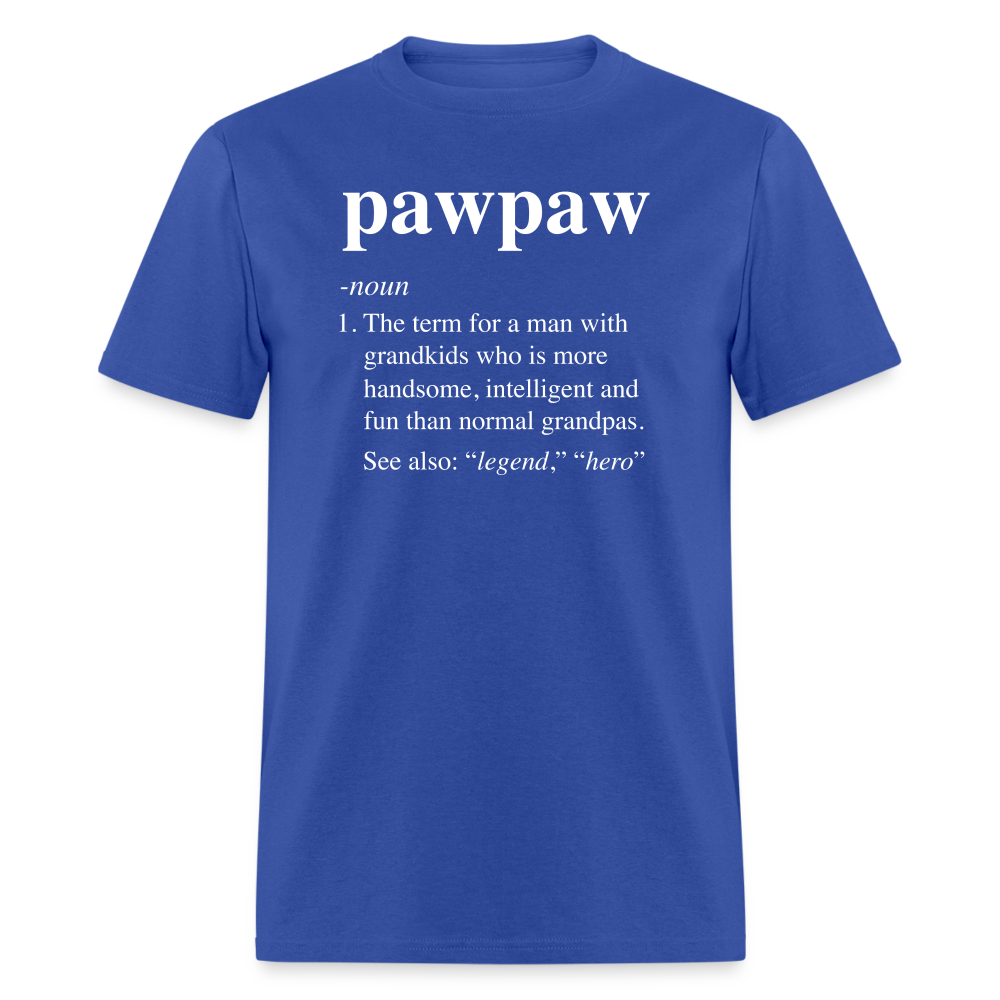 Pawpaw Definition Unisex Classic T-Shirt - royal blue