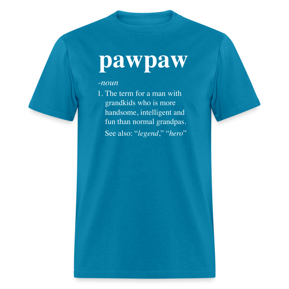 Pawpaw Definition Unisex Classic T-Shirt - turquoise