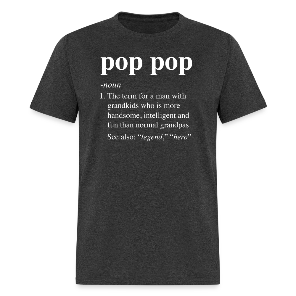 Pop Pop Definition Unisex Classic T-Shirt - heather black