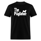 The Pugfather Unisex Classic T-Shirt - black