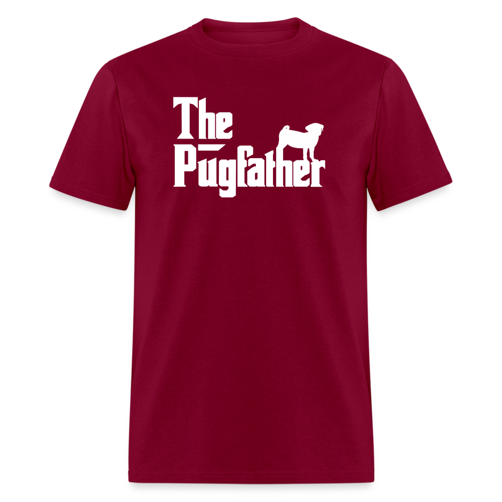 The Pugfather Unisex Classic T-Shirt - burgundy