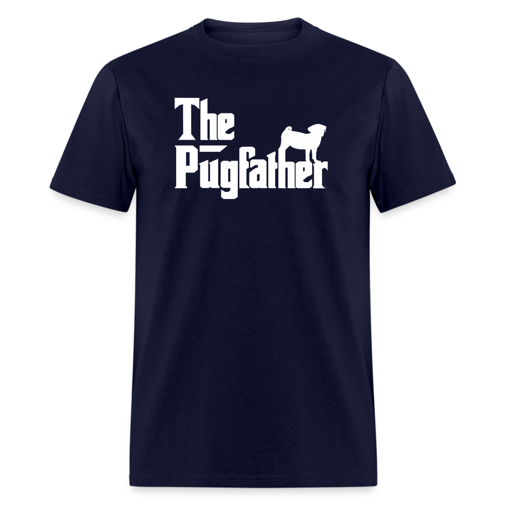 The Pugfather Unisex Classic T-Shirt - navy