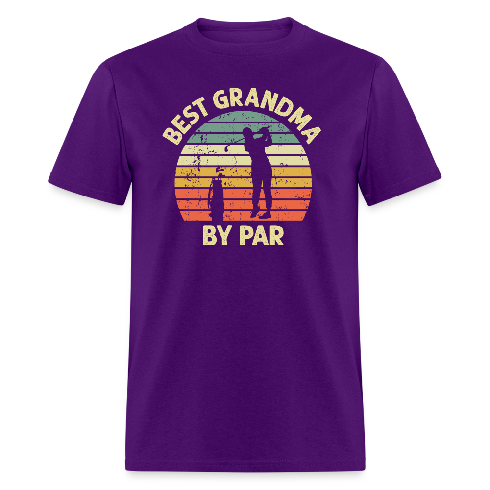 Best Grandma By Par Unisex Classic T-Shirt - purple