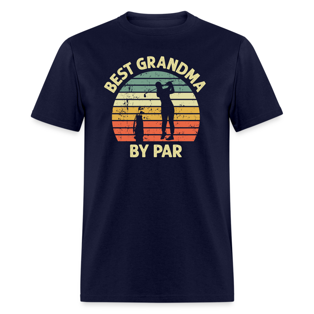 Best Grandma By Par Unisex Classic T-Shirt - navy