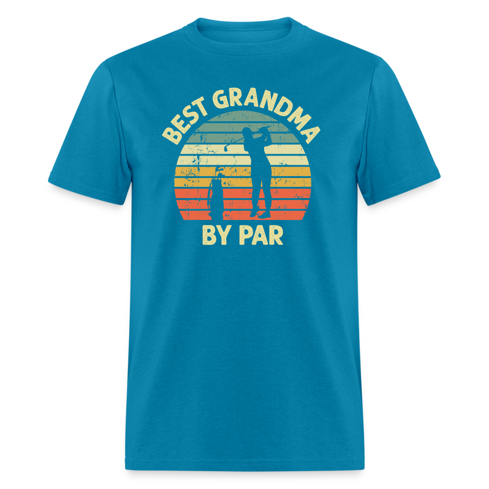 Best Grandma By Par Unisex Classic T-Shirt - turquoise