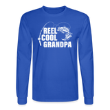 Reel Cool Grandpa Men's Long Sleeve T-Shirt - royal blue