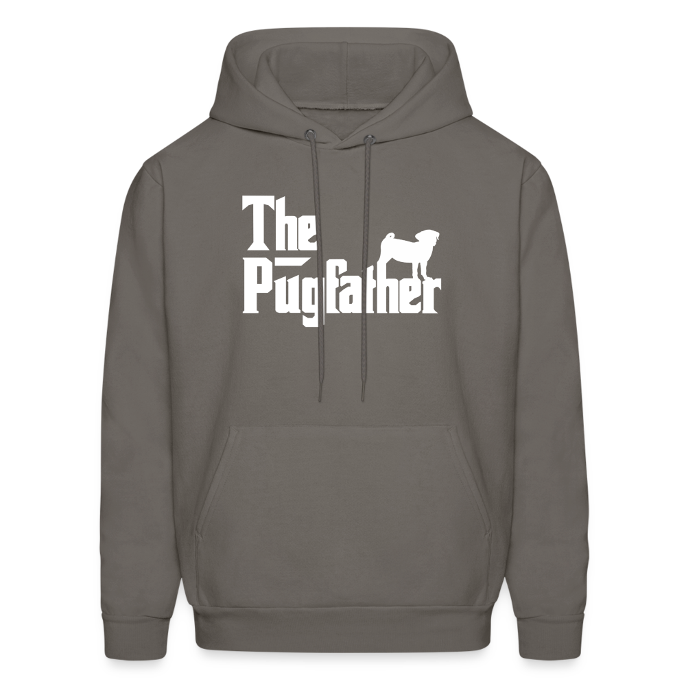 The Pugfather Men's Hoodie - asphalt gray