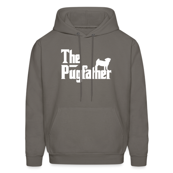 The Pugfather Men's Hoodie - asphalt gray