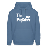 The Pugfather Men's Hoodie - denim blue
