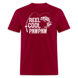 Reel Cool Pawpaw Unisex Classic T-Shirt - dark red