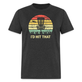 I'd Hit That Disc Golf Unisex Classic T-Shirt - heather black