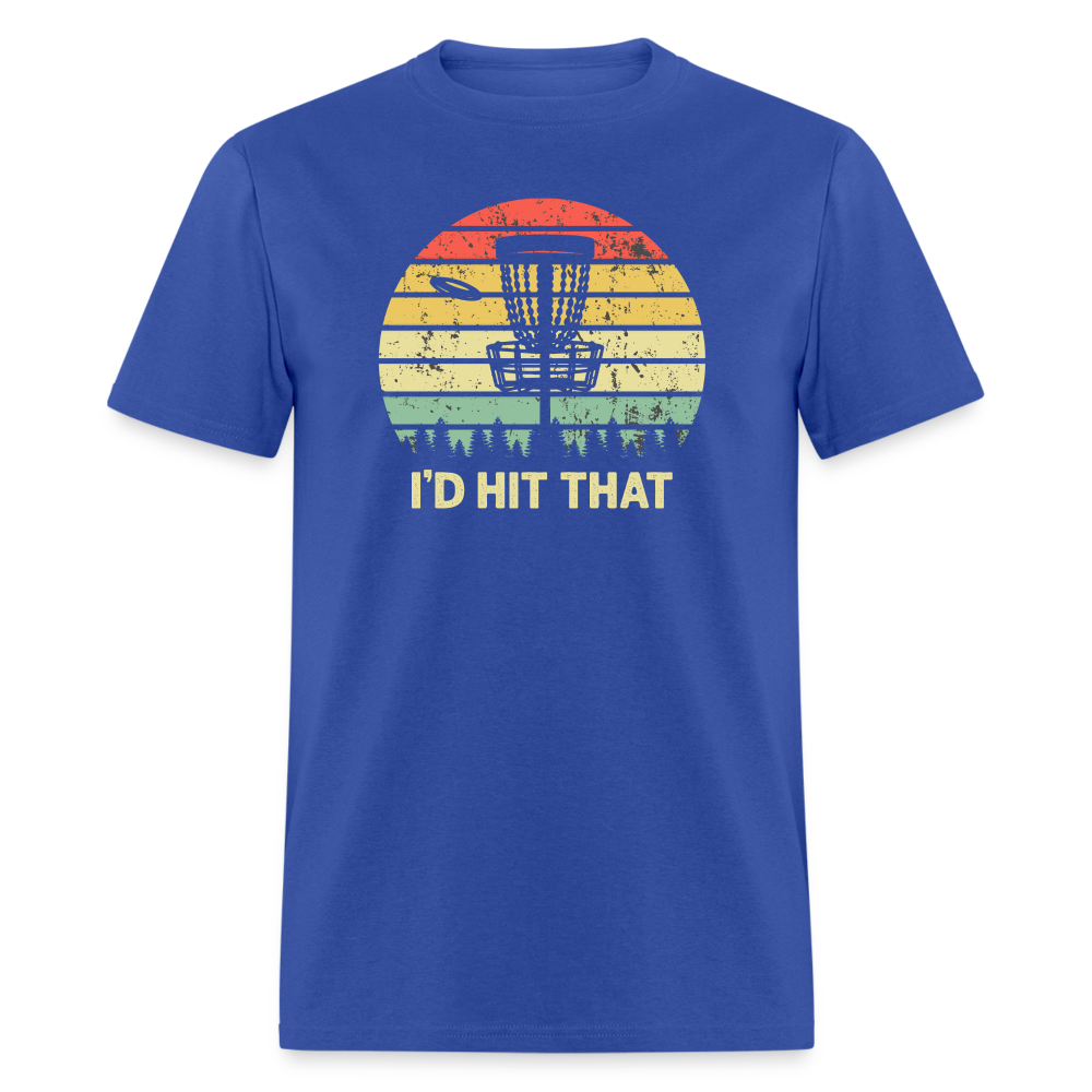 I'd Hit That Disc Golf Unisex Classic T-Shirt - royal blue