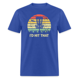 I'd Hit That Disc Golf Unisex Classic T-Shirt - royal blue